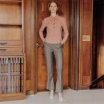 [룩캐스트] BROWN BILLY BACK SLIT PANTS - 주식회사 서울쇼룸 [룩캐스트] BROWN BILLY BACK SLIT PANTS