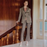 [룩캐스트] BROWN BILLY BACK SLIT PANTS - 주식회사 서울쇼룸 [룩캐스트] BROWN BILLY BACK SLIT PANTS