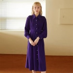 [일루스트리스일루전] VIOLET PINTUCK LS DRESS - 주식회사 서울쇼룸 [일루스트리스일루전] VIOLET PINTUCK LS DRESS