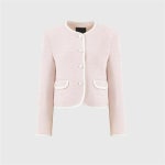 [정상가 248000원][룩캐스트] PINK MIYA TRIMMED TWEED JACKET... 서울쇼룸 [정상가 248000원][룩캐스트] PINK MIYA TRIMMED TWEED JACKET