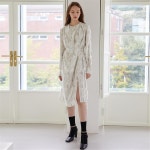 [에프코코로미즈] romantic cowl neck dress touch BE - 주식회사 서울쇼룸 [에프코코로미즈] romantic cowl neck dress touch BE