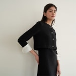 [플로브] ELLE JACKET_BLACK - 주식회사 서울쇼룸 [플로브] ELLE JACKET_BLACK