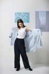 [무아르모아]Lanayered Tencel Shirt Dress-blue - 주식회사 서울쇼룸 [무아르모아]Lanayered Tencel Shirt Dress-blue
