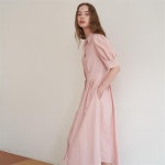 [에프코코로미즈] coco romantic open collar dress PK - 주식회사 서울쇼룸 [에프코코로미즈] coco romantic open collar dress PK