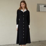 [에프코코로미즈] color p tailored dress BK - 주식회사 서울쇼룸 [에프코코로미즈] color p tailored dress BK