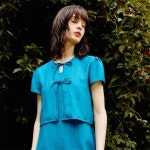 [룩캐스트] BLUE TITO RIBBON TIE BLOUSE - 주식회사 서울쇼룸 [룩캐스트] BLUE TITO RIBBON TIE BLOUSE