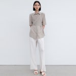 [포플X리이] HIGH RISE PLEATED PANTS_IV - 주식회사 서울쇼룸 [포플X리이] HIGH RISE PLEATED PANTS_IV