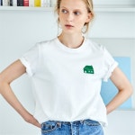주식회사 이네스글로벌 | [이네스] GREEN INES HOUSE T-SHIRT_WHITE - 주식회사 서울쇼룸 [이네스] GREEN INES HOUSE T-SHIRT_WHITE
