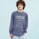 [와이케이] SPRING 그래픽 롱슬리브 티셔츠 스카이블루 - 주식회사 서울쇼룸 [와이케이] SPRING 그래픽 롱슬리브 티셔츠 스카이블루