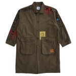 [만지] 핸드 자수 야상_카키 - 주식회사 서울쇼룸 [만지] 핸드 자수 야상_카키