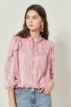  [레니본] 프릴 패턴 블라우스 RBM3063 > BLOUSE > RENEEVON > 아이디룩몰 아이디룩몰