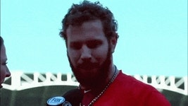 Reporter Emily Jones Drenched During Postgame Interview With Josh Hamilton | HuffPost Reporter Deals With Hazards Of Profession... 