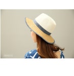 SZ BY SZ 에스지바이에스지 韩国SZ本社 H1169/컬러배색 린넨페도라