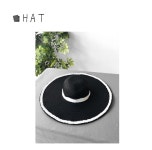 SZ BY SZ 에스지바이에스지 韩国SZ本社 H1193/트위드테잎 빅쉐이딩햇