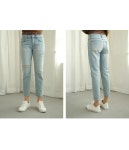 SZ BY SZ 에스지바이에스지 韩国SZ本社 P9008/컷아웃디테일 데님팬츠