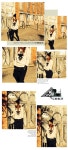 SZ BY SZ 에스지바이에스지 韩国SZ本社 SZ134T352/시크엠브로이더 스웨트셔츠