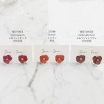 [카멜리아 플라워귀걸이 (18E245)]