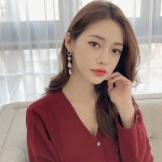 [피날레 크리스탈언발귀걸이 (19E036) [2color]]