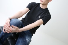 머스트잇(MUSTIT) - 스톤아일랜드 16ss 641524141 V0029 와펜 로고패치 남성 PK 티셔츠 블랙