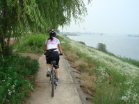 한강변 라이딩(With Allay Seat): 천호동-구리 둔치-덕소-팔당대교-미사리 둔치-천호동 - 자전거 사랑방 - 닥터스파크