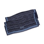 CORNELIANI(꼬르넬리아니) 네이비 기하학 패턴 모달캐시 머플러 CT7SFMK01 | S.I.VILLAGE (에스아이빌리지) [CORNELIANI]네이비 기하학... 