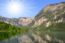호수 bohinj  