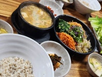 성남 구시청 부근, 정인 청국장 보리밥 … 이 푸짐함이 만원이라구?