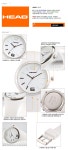 [온라인공식판매처] HEAD 헤드 Slim 패션 실리콘시계 H6008-WHITE - 사는 게 즐겁다! 롯데닷컴