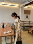 [세딘 데일리 트렌치코트-2color, 매력만점 트렌치코트-세련되게 잘 만들었어요!] 스타일티바
