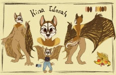 Kina the Bismark Bat by vulpix3337 -- Fur Affinity [dot] net Kina the Bismark Bat by vulpix3337