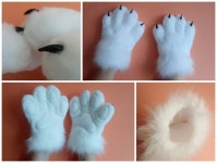 [ FURRY CRAFTS ] (Almost)Albino handpawsies by Madame_Carotte -- Fur Affinity [dot] net [ FURRY CRAFTS ] (Almost)Albino... 