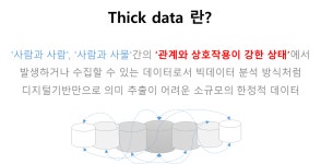 어떤 경우에 thick data적으로 분석할 것인가?