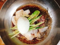 숙대 서울 쌈 냉면과 설쌈제육-냉면과 제육