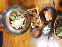 숙대 서울 쌈 냉면과 설쌈제육-냉면과 제육