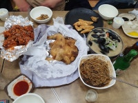 양평 용두리 맛집투어, 백짬뽕+통닭+순대국
