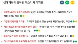 644개의 어린이공원이 개선되었습니다. 앞으로는..?