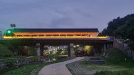 오랜만의 달리기, 제민천의 밤