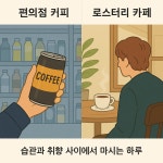 《편의점커피vs로스터리카페-습관과 취향 사이에서》