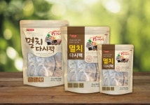 따뜻한 정성이 보이는 멸치다시팩 패키지 디자인