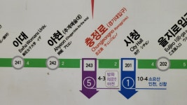 10화 S자 환승통로를 볼 수 있는 충정로역