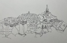 풍경수채화