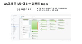 구글 애널리틱스에서 필요한 기능만 알아보기