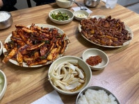 경주 단골식당, 불향 입힌 오징어와 막창의 감칠맛