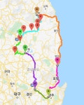 2021년 추석 자전거 여행 1. 태백- 영주
