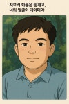지브리 화풍은 핑계고, 너의 얼굴이 데이터야. 지브리 화풍은 핑계고, 너의 얼굴이 데이터야. 