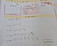 초등학생의 복습 연습, 학습일기