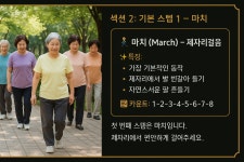 《시니어 라인댄스, 천천히 함께 – 첫걸음》