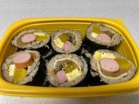 아침부터 김밥