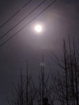하루 지난 보름달~