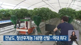 전남도, 청년후계농 748명 선발…역대 최다 - kakaoTV 전남도, 청년후계농 748명 선발…역대 최다